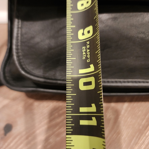 COACH VINTAGE ATTACHE CROSSBODY SHOULDER BAG BRIEFCASE BLACK LEATHER - Picture 5 of 11